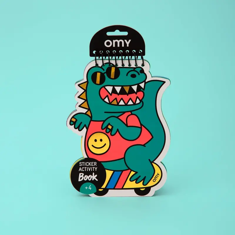 Dinosaur Themed Sticker-By-Number Book 1