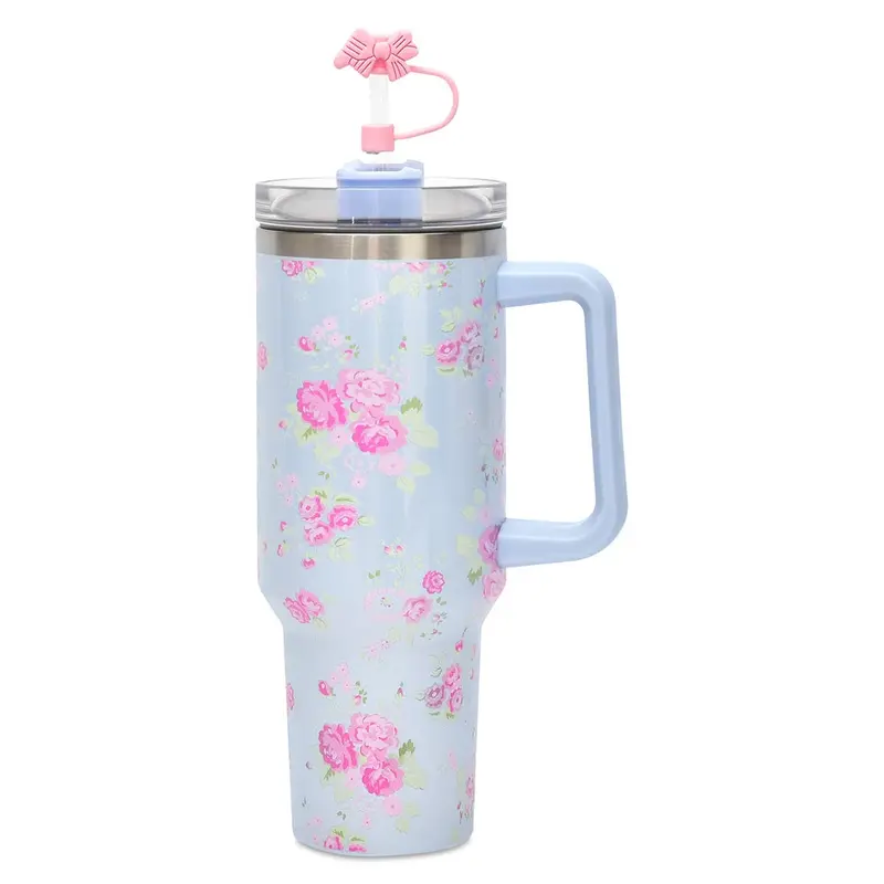 Ditsy Pattern 40 Oz Insulated Tumbler 1