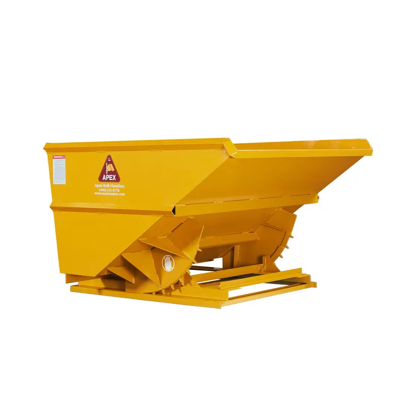 Durable 3-Cubic-Yard Hopper – 8,000 Lb Load Limit 1