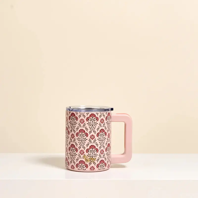 Dusty Rose Insulated Travel Mug – Everbloom Series 1