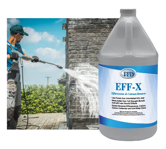Eff-X Efflorescence & Calcium Remover – Low-Voc Surface Cleaner (1 Gal) 1