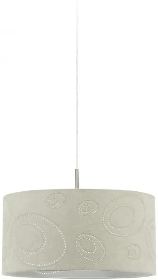 Eglo 20091A Indo Matte Nickel Single-Light Mini Pendant 1