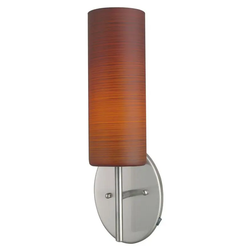 Eglo Brown Sugar Wall-Mounted Sconce With Warm, Organic Aesthetic 1