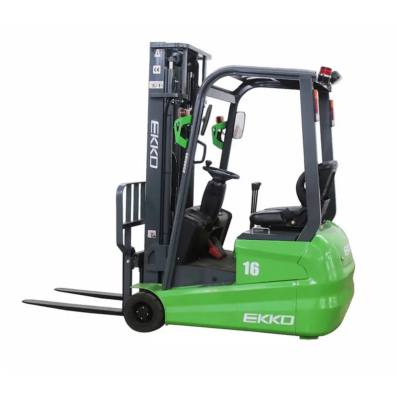 Ekko Ek16A-189Li 3-Wheel Lithium Forklift – 3500 Lb, 189″ Lift 1