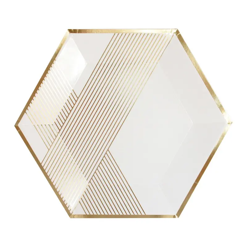 Elegant Blanc Ceramic Dinner Plates 1