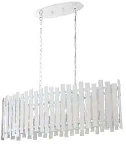 Eurofase Nastro 6-Light White Pendant Fixture (Model 25611-021) 1