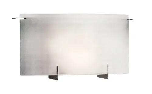 Eurofase Prisma — 2-Light Wall Sconce — Chrome Frame With Frosted Glass — 7223-35 1