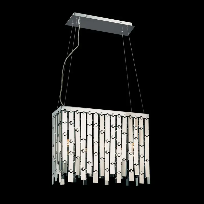 Eurofase Sensation 19442-013 Chrome Three-Light Pendant Fixture 1