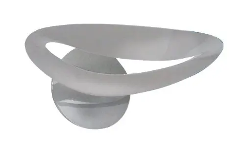 Eurofase Zeal Two-Light Silver Wall Sconce With Clean Modern Lines 1