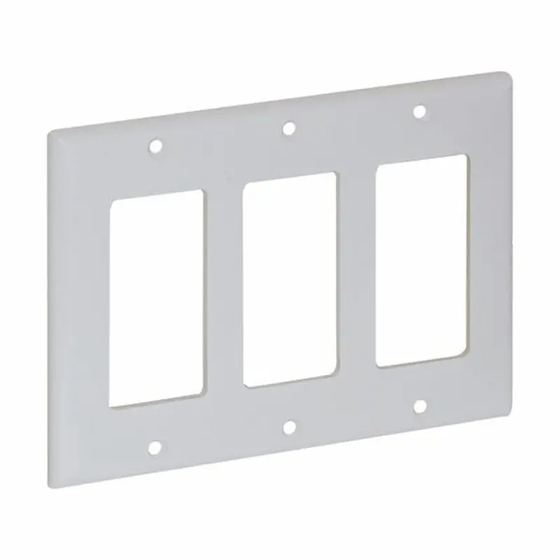 Ez-Flo 3-Gang Decorative Wall Plate – Model 62070 1