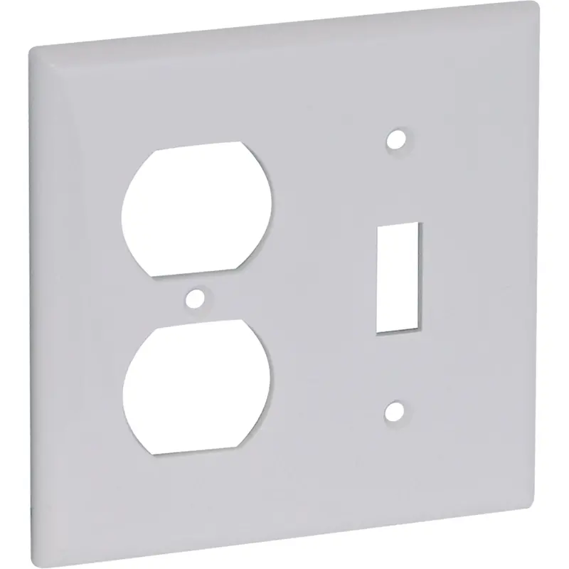 Ez-Flo Combination Switch And Duplex Receptacle Wall Plate – Model 62082 1