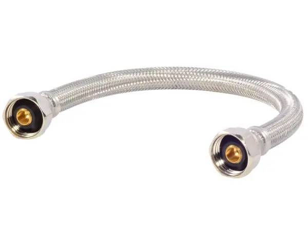 Ez-Flo Eastman Flexible Supply Line – 1/2" Fip X 1/2" Fip, 24" Length, Model #48018 1