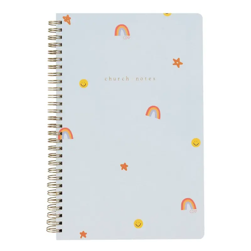 Faith-Inspired Church Notes Spiral Notebook 1