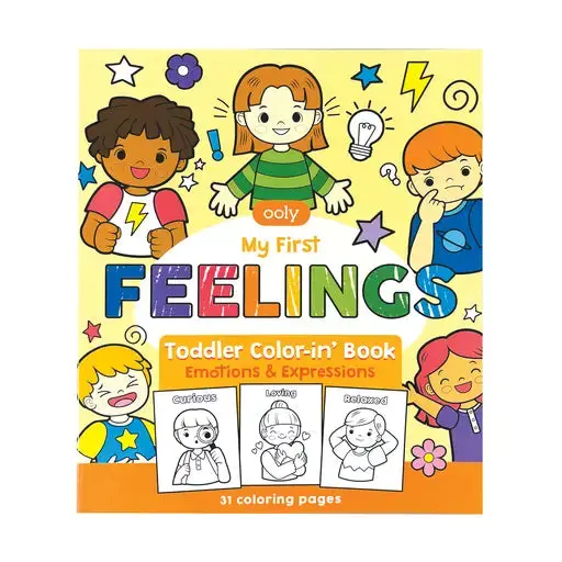 First Feelings Learning Coloring Book For Toddlers 1