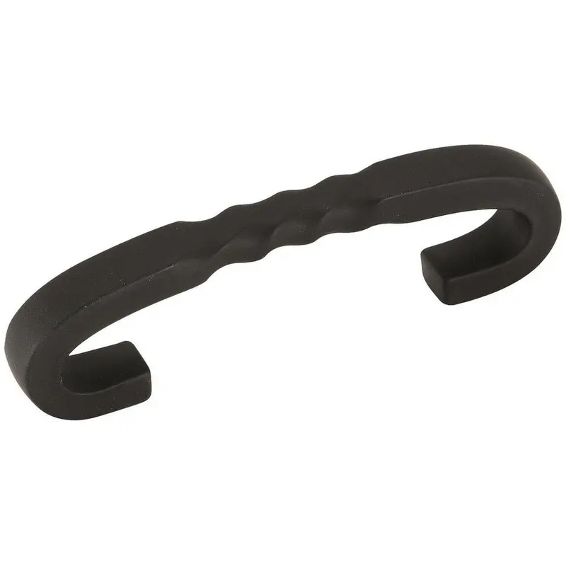 Flat Black Drawer Pull – 3" Center-To-Center, Matte Industrial Aesthetic #Bp1584-Fb 1
