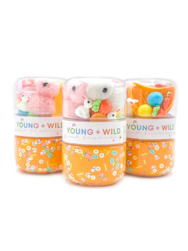 Fluffy Bunny Play Dough Grab & Go Kit 1