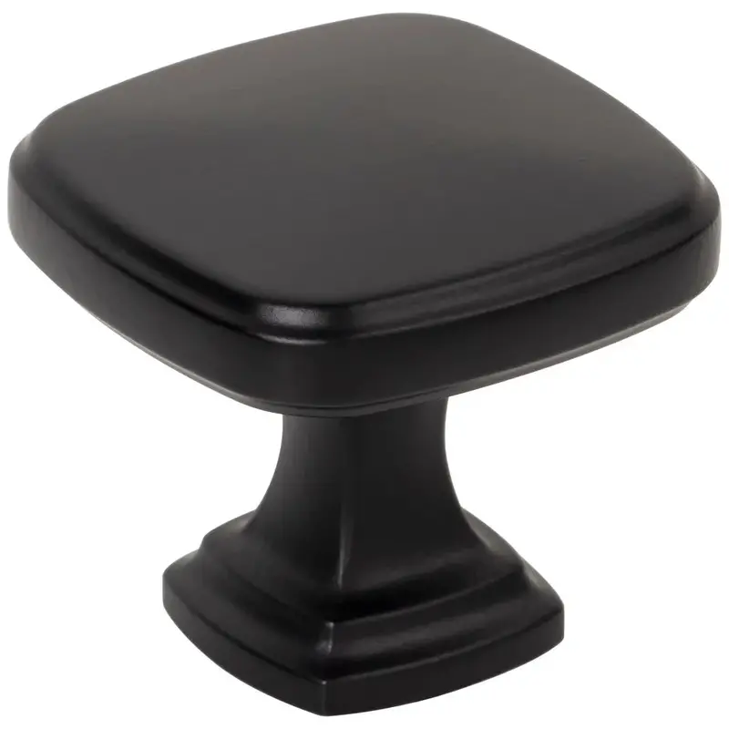 Fontana Cabinet Knob – 1-3/8" Overall Length, Matte Black Finish #782Mb 1