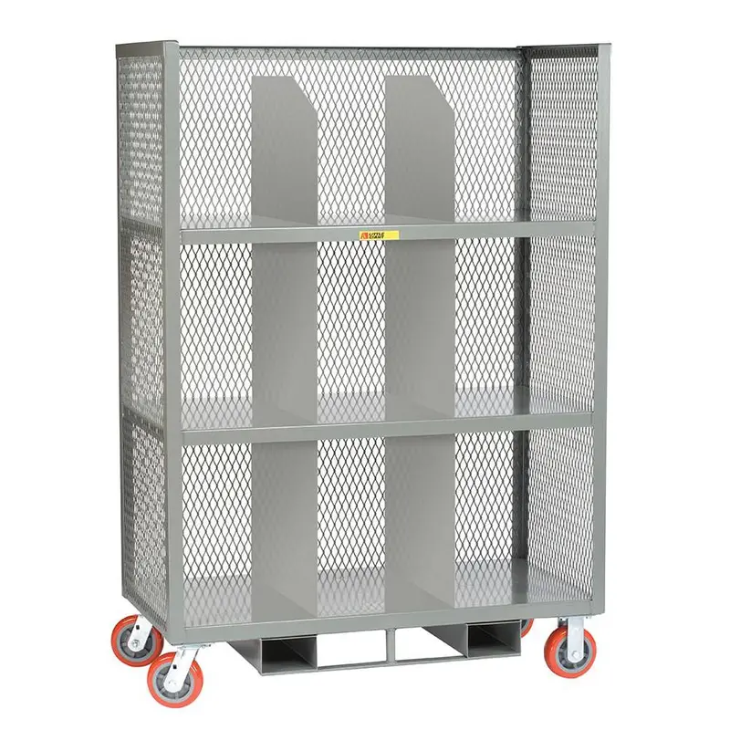 Forklift-Compatible Order Picking Truck With Integrated Shelf Dividers 1