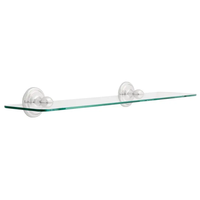 Franklin Brass Jamestown 24" Glass Shelf – Polished Chrome Bathroom Accessory – Model #9065Pc 1
