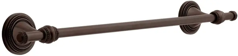 Franklin Brass Kelsie 18-Inch Beaded Towel Bar In Venetian Bronze 1
