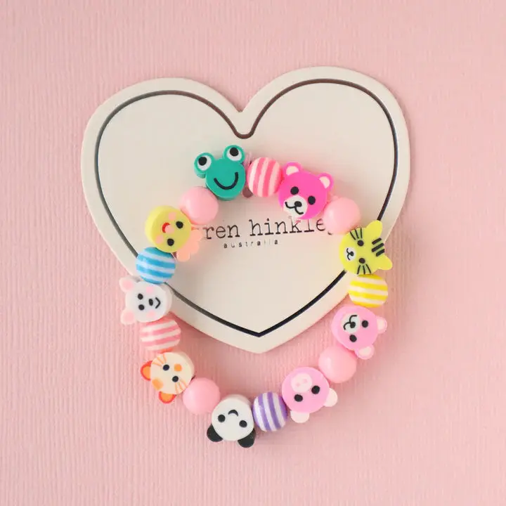 Furry Friends Stretch Bracelet With Animal Charms 1