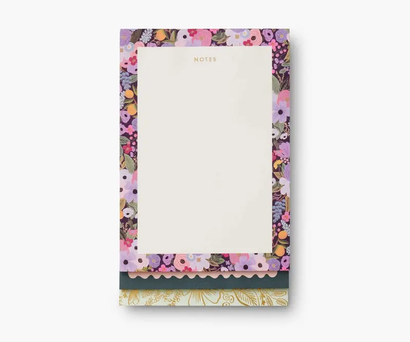 Garden Party Illustrated Tiered Notepad 1