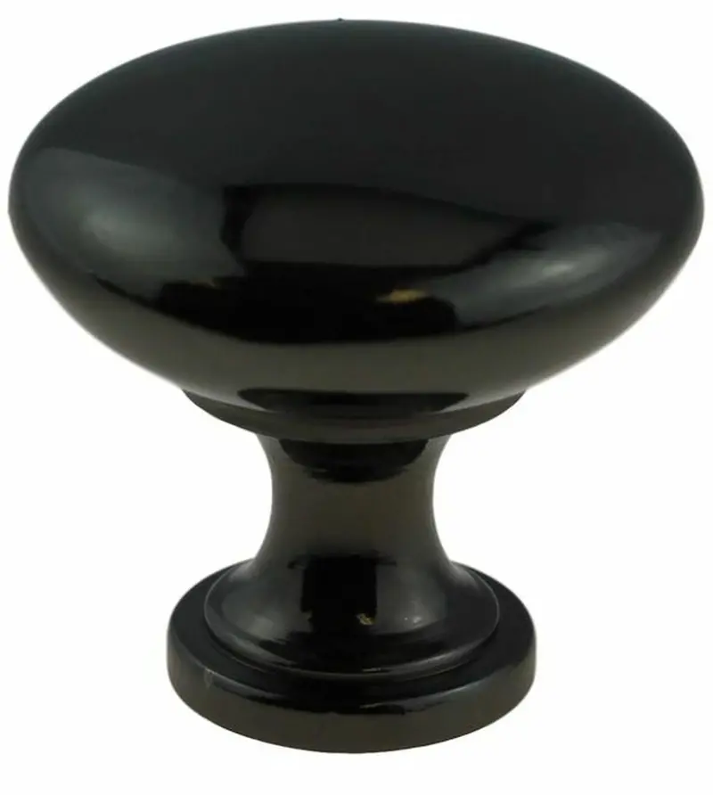 Garrett Heavy-Duty Black Chrome Knob – P50154C-Bl-C Sleek Modern Cabinet Handle 1