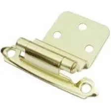 Gatehouse Brass Self-Closing Surface-Mount Cabinet Hinges (2-Pack) 1