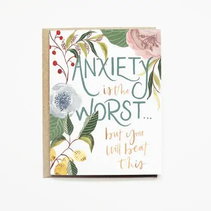 Gentle Anxiety Support Encouragement Card 1