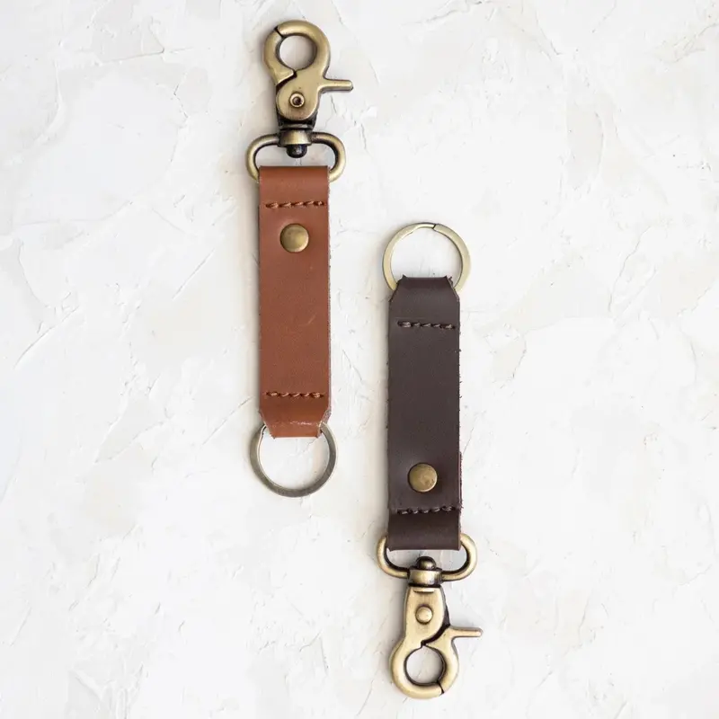 Genuine Leather Keychain With Personalized Engraving 1