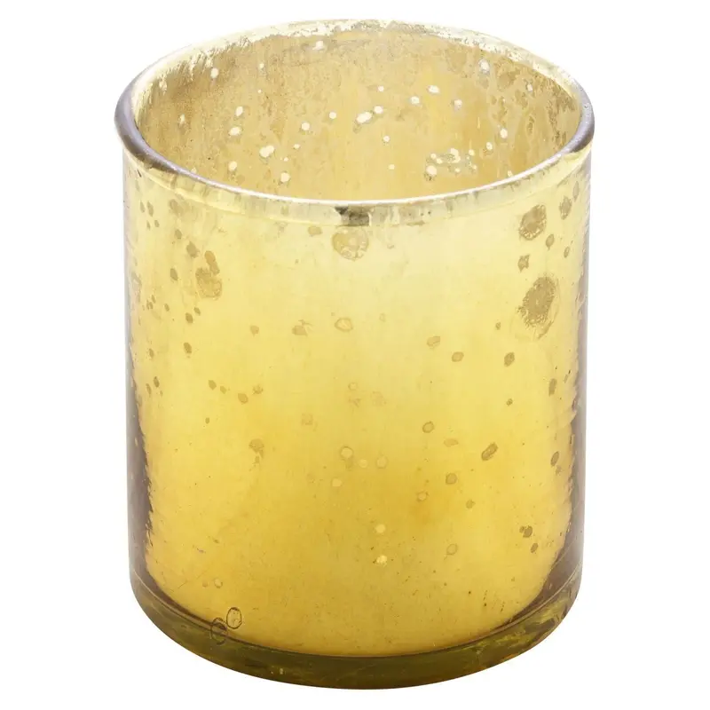 Gold Mercury-Finish Votive Candle Holder – Modern Metallic Accent 1