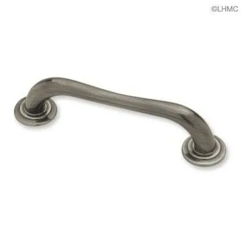 Greco Roman-Style Cabinet Pull With Backplates – Brushed Nickel Finish, Pn0596C-Bnp-C 1