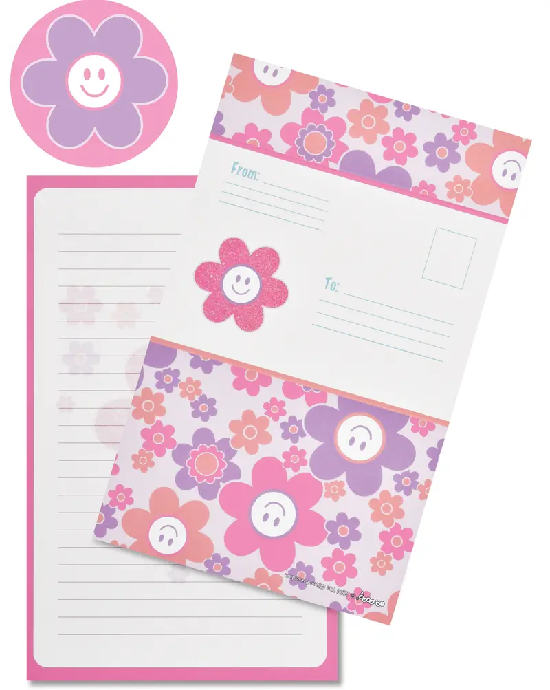 Groovy Smiles Foldover Greeting Card Pack 1