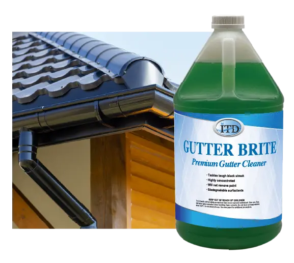 Gutter Brite Gutter Cleaner – Oxidation & Debris Remover (1 Gal) 1