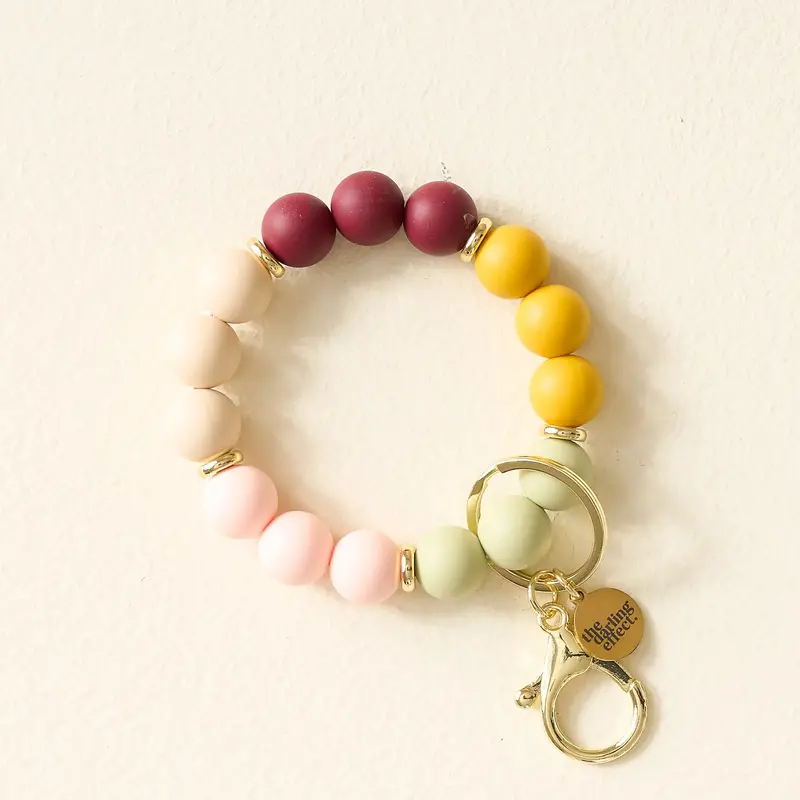 Hands-Free Silicone Keychain Wristlet Strap 1