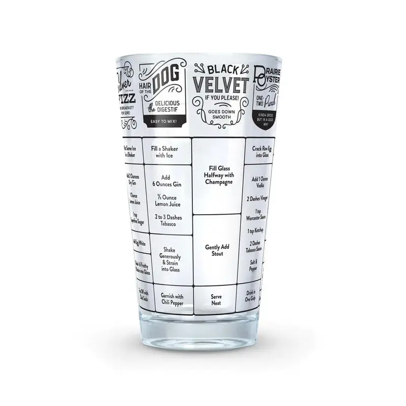 Hangover Recovery Recipe Glass – Good Measure Series 1