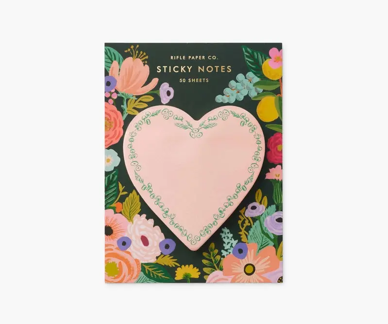 Heart-Shaped Self-Adhesive Note Sheets 1