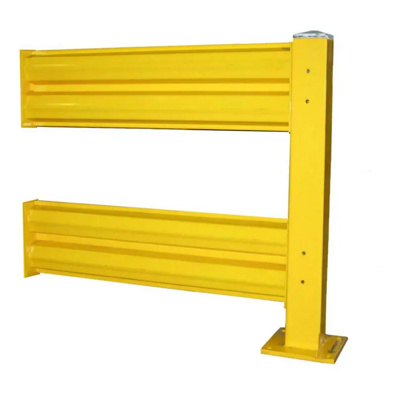 Heavy-Duty Warehouse Double Guard Rail Extension Kit 1
