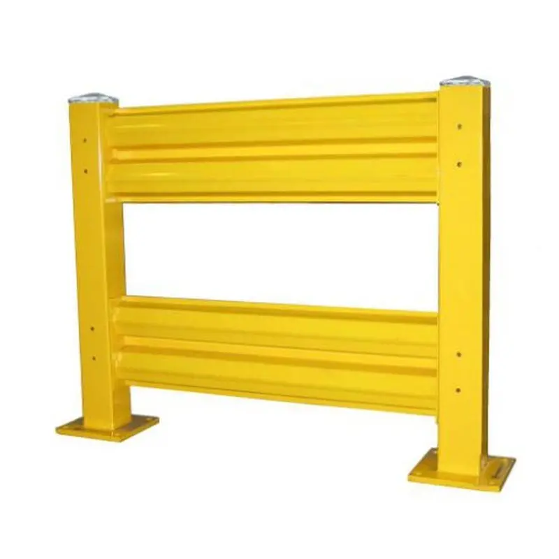 Heavy-Duty Warehouse Guardrail Starter Kit – Double-Rail Design 1