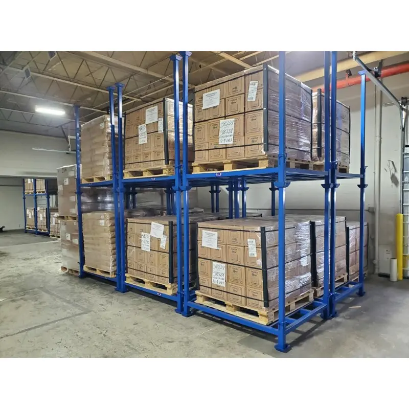 High-Capacity Portable Stack Racks For Optimized Warehouse Storage 1
