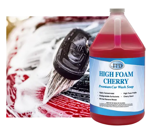 High Foam Cherry Car Wash Detergent – Rich Lathering Formula (1 Gal) 1
