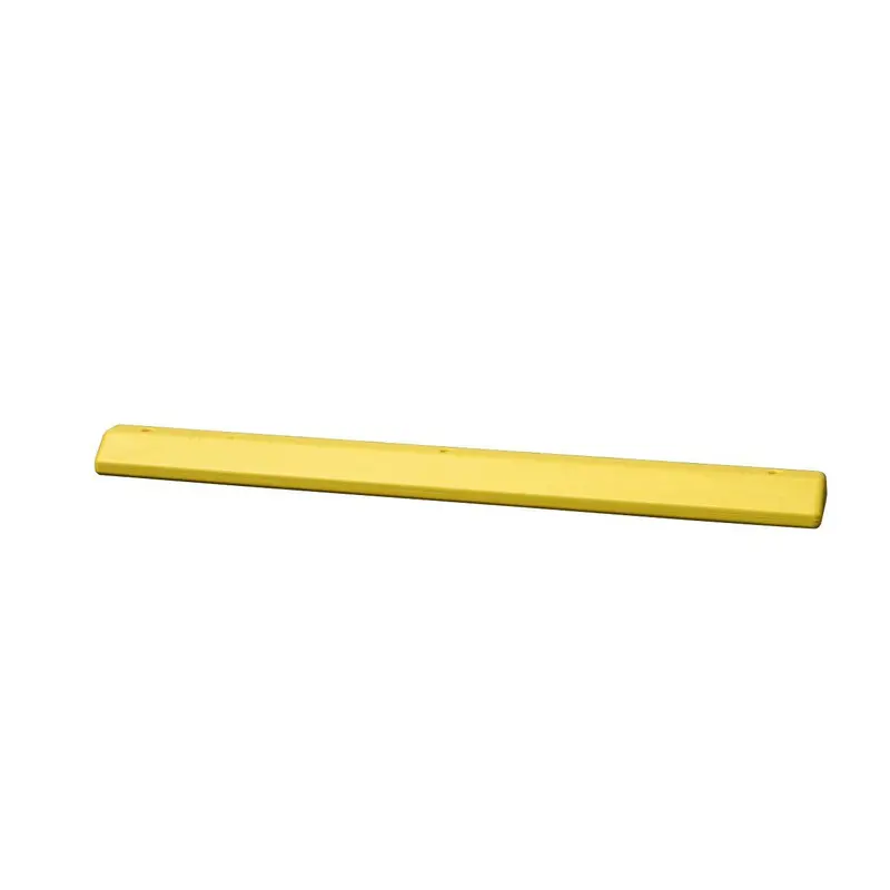 High-Visibility Yellow Parking Stop Block – Durable Rubber Construction 4