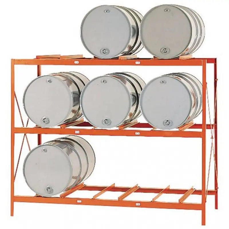 Industrial Drum Storage Rack – Load-Bearing Capacity 1