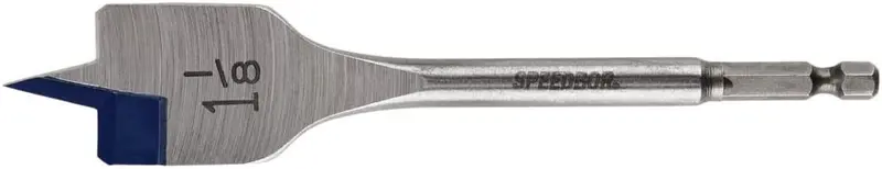 Irwin Speedbor 1-1/8" Spade Bit For Wood – 6" Length, Model #88818 1