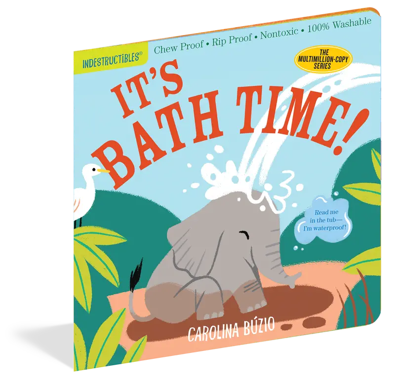 'It’S Bath Time!' Waterproof Baby Book 1