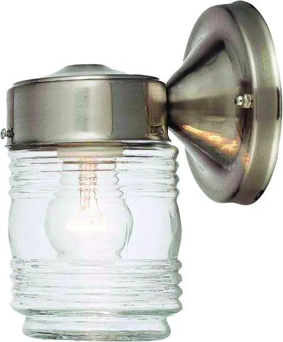Jelly Jar Outdoor Wall Light Fixture – Model 54-4692 1