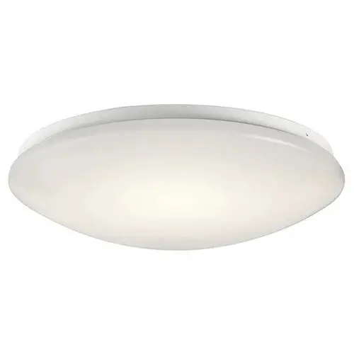 Kichler 10761Whled 25W Led Flush Mount Ceiling Light – Utilitarian Design, 4.25"H × 16"W 1