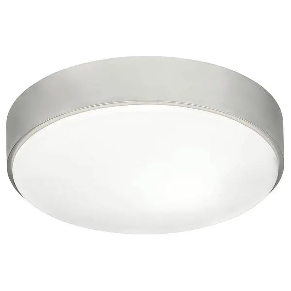 Kichler 11-Inch Single-Light Flush Mount Ceiling Fixture – Brushed Nickel Finish (38179) 1