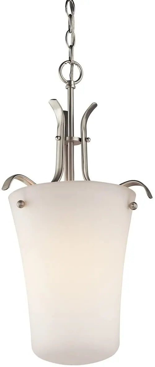 Kichler 43076Nifl One-Light Foyer Pendant – Brushed Nickel Finish 1