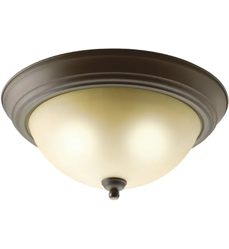 Kichler 8112Ni Two-Light Flush Mount Ceiling Light In Brushed Nickel 1